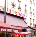 Historic covered passage with glass roof and vintage storefronts showcasing traditional Parisian shopping arcade architecture